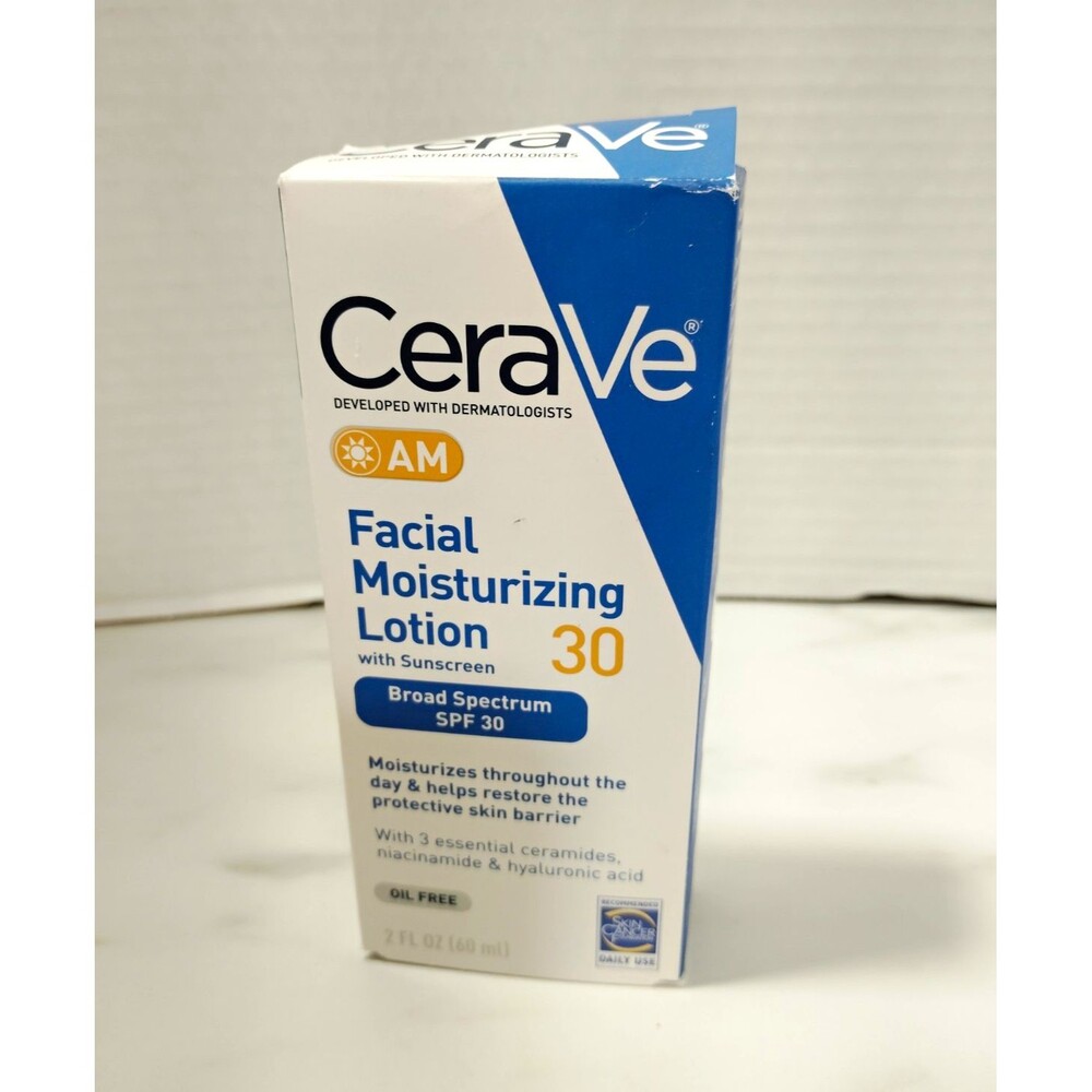 CeraVe AM Facial Moisturizing Lotion SPF 30 Broad Spectrum Oil-Free 2 fl oz
